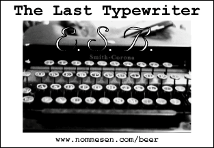 The Last Typewriter ESB label